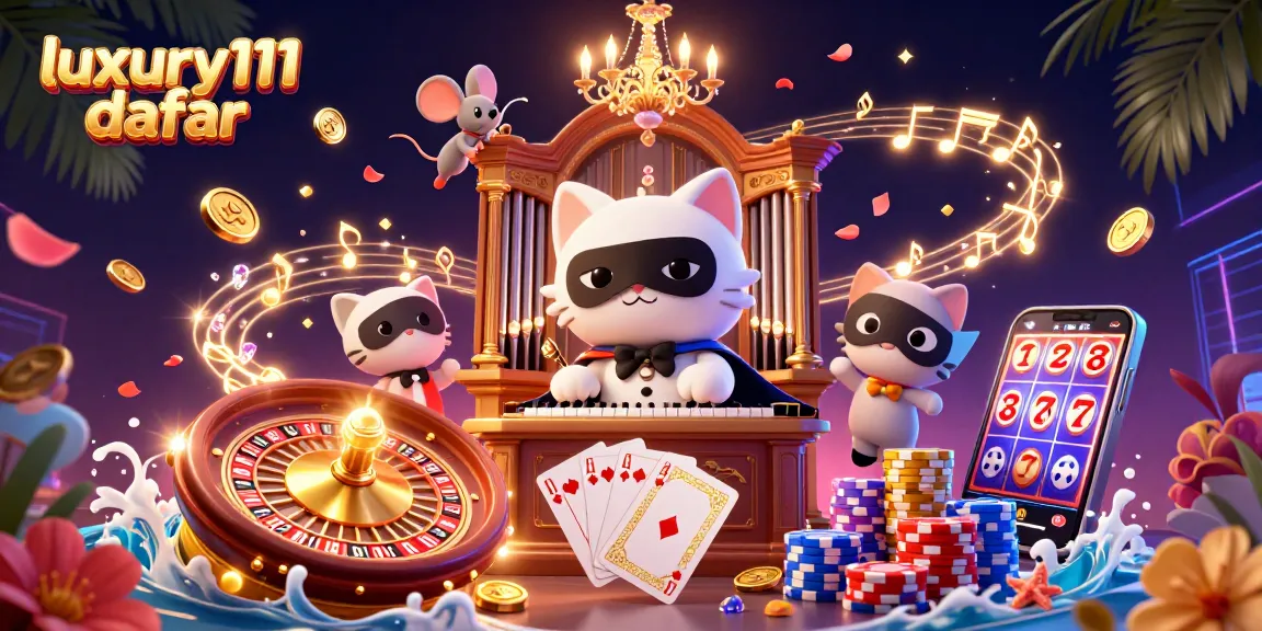Experience luxury111 daftar with vibrant casino elements and engaging gameplay visuals.