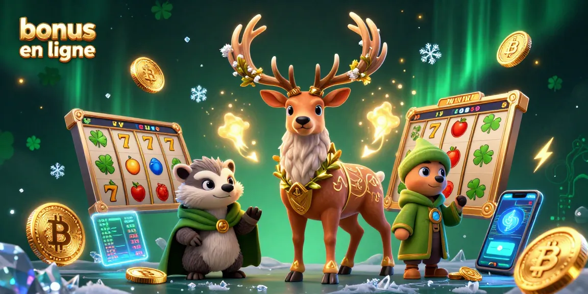 Jouez au bonus casino en ligne avec un druid stag et des éléments de machines à sous dynamiques.