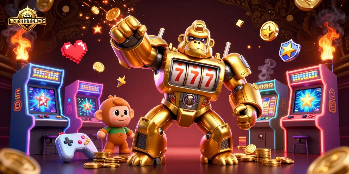 Spin to win with the golden gorilla mech at memautomoveis casino for thrilling jackpots!