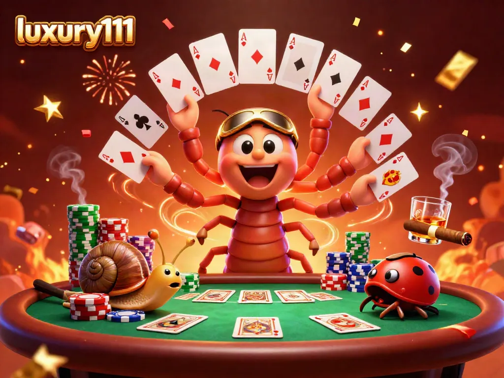 luxury111 bermain dengan dealer kartun 3D di meja poker yang meriah