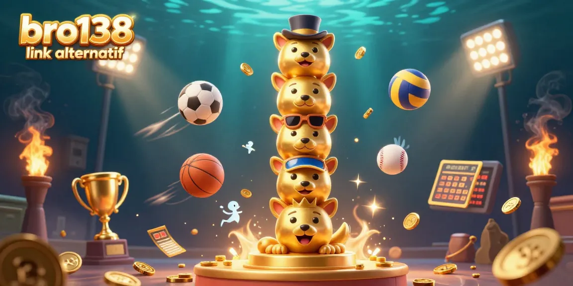 Experience the thrill of gaming with bro138 link alternatif as dynamic sports elements and a golden totem engage players.