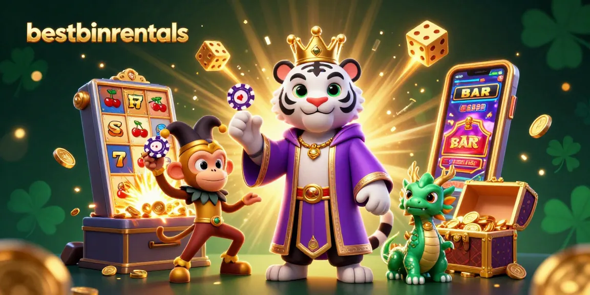 Experience thrilling gameplay with bestbinrentals featuring vibrant characters and explosive casino elements.