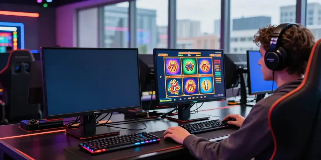 Pengalaman bermain slot777 online dengan suasana permainan yang vibrant.