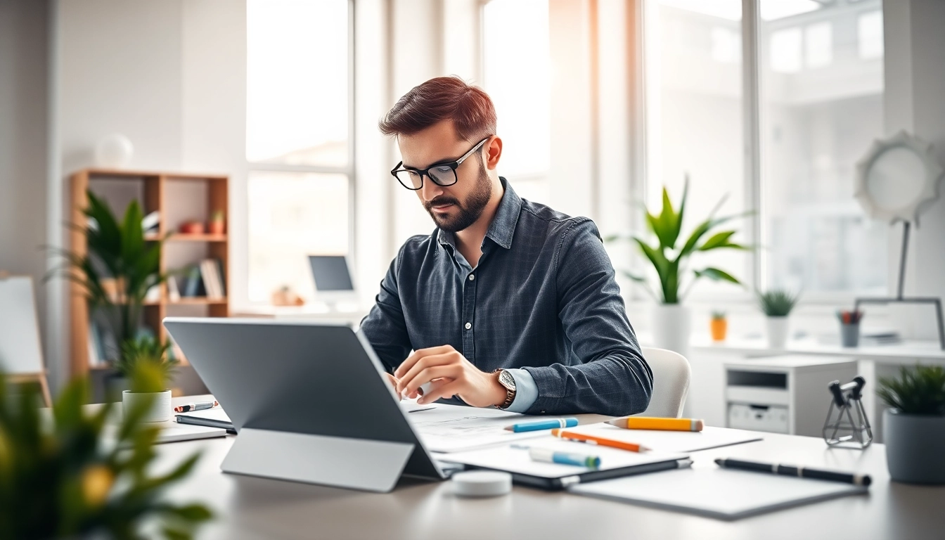Enhancing creativity with https://bestdesignersintheworld.com/ in a modern office featuring innovative designs.