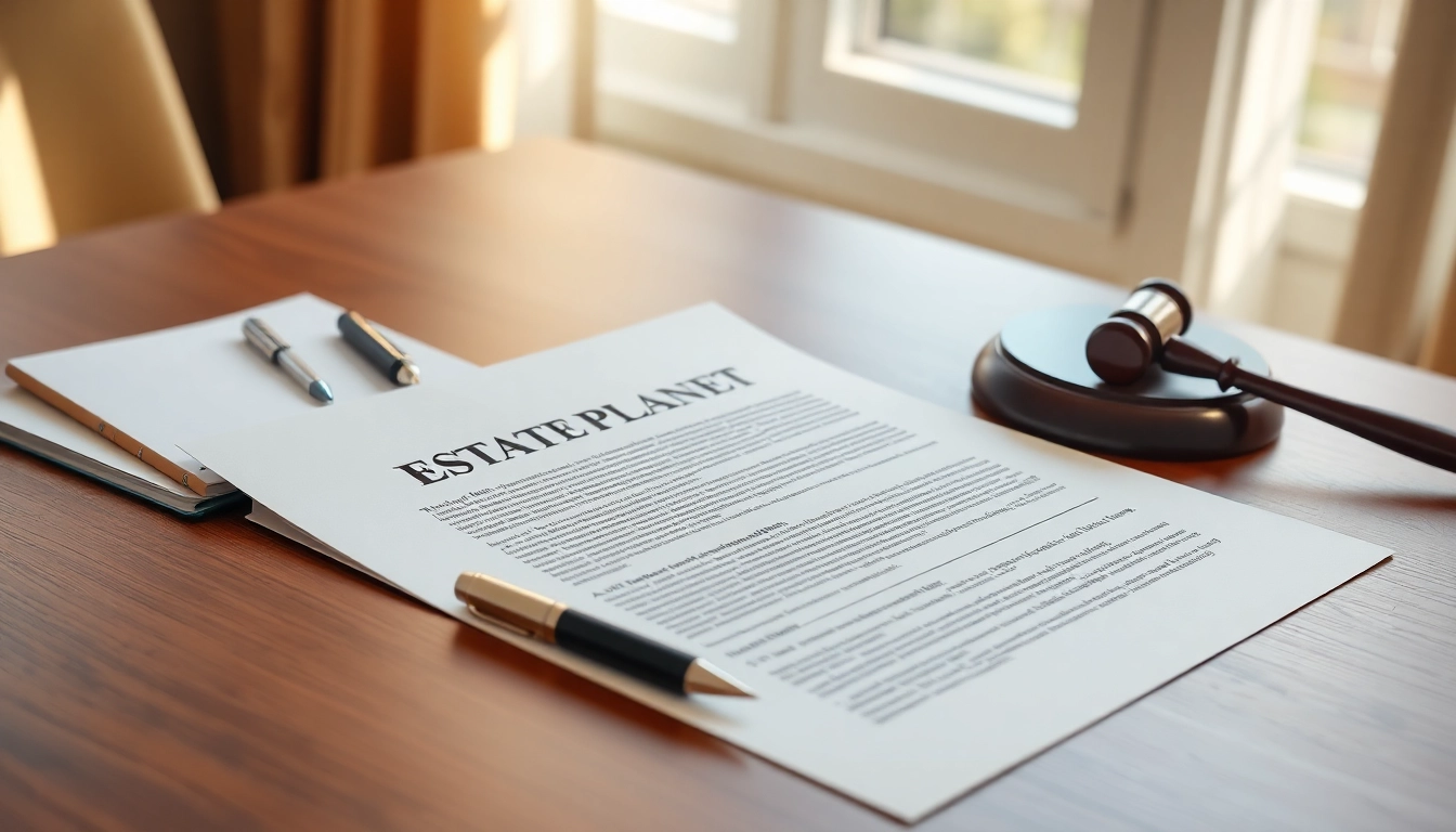 Understand probate process through professionally arranged legal documents on a wooden desk.