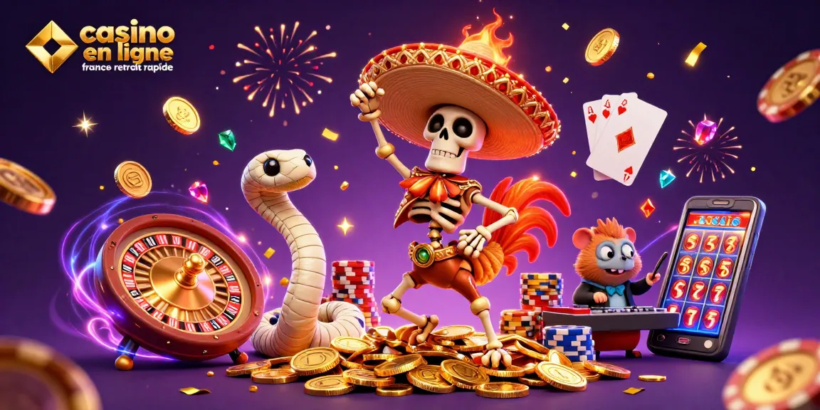 Jouez maintenant à casino en ligne France retrait rapide pour gagner rapidement avec vos gains !