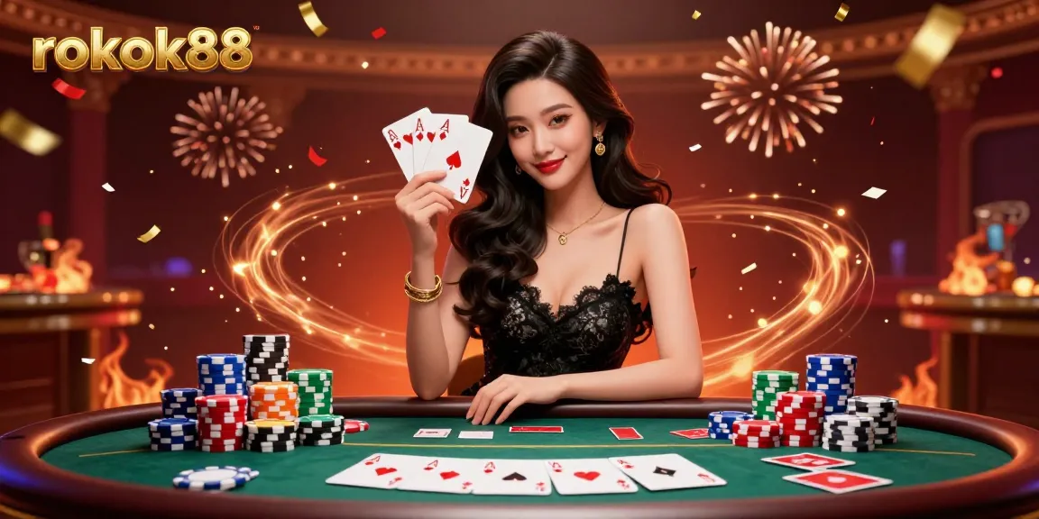 Experience thrilling gameplay at rokok88 with engaging poker action and an elegant atmosphere.