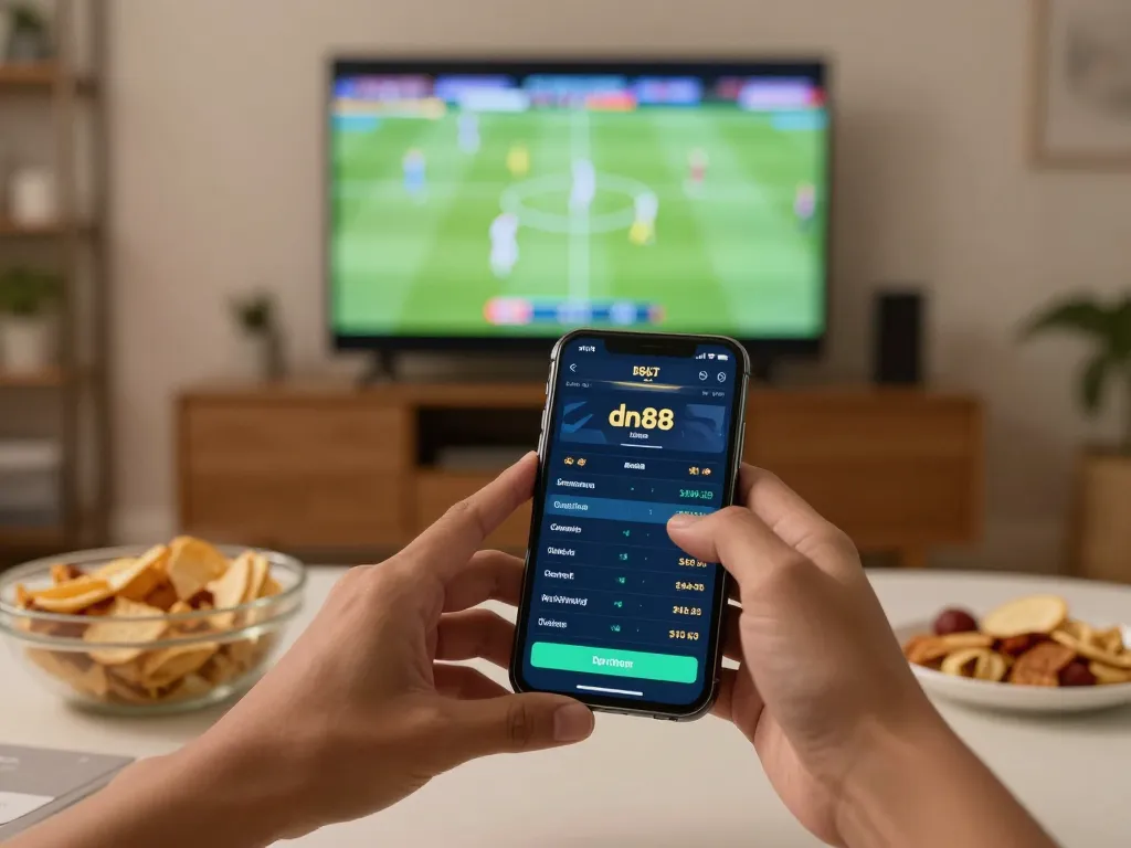Place bets on dn88 using a smartphone while watching live sports, enhancing the excitement.