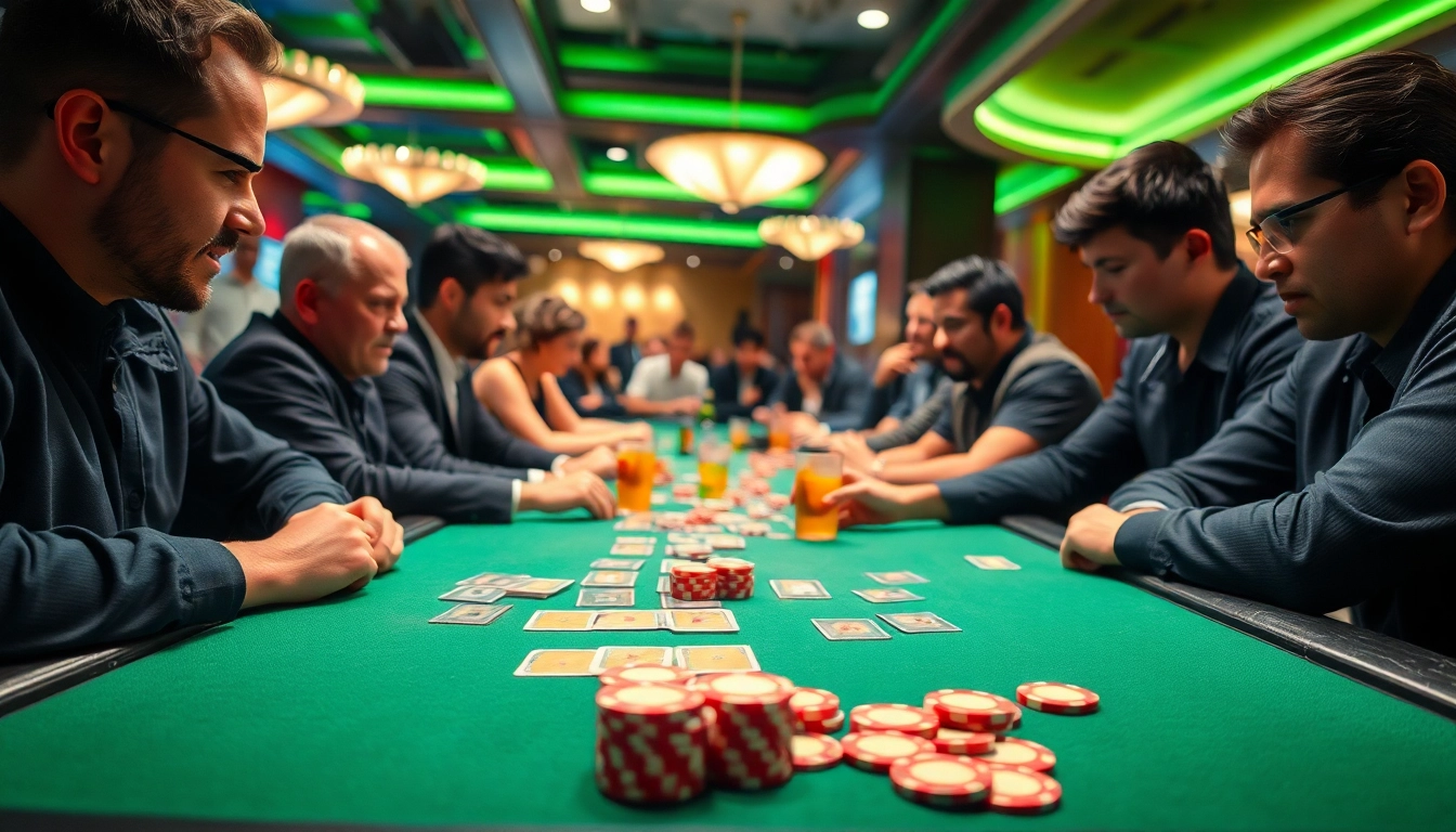 Engage in a thrilling round of yono rummy with vibrant game elements and excited players.